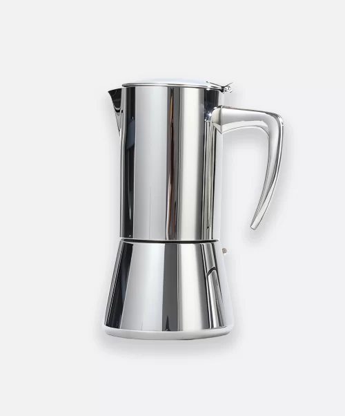 Cafetera Moka de acero inoxidable